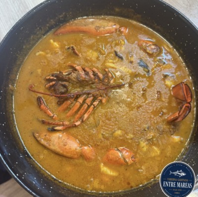 ARROZ CALDOSO CON BOGAVANTE ( Precio por persona Min. 2 pers.)